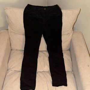 H&M kids Black velvet jeans